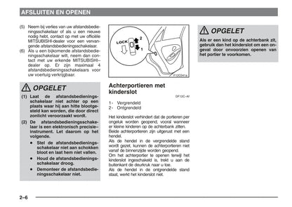 1995-2004 Mitsubishi Carisma Gebruikershandleiding | Nederlands