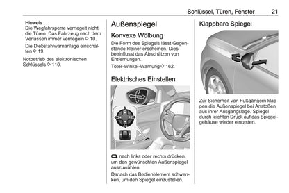 2021 Opel Mokka/Mokka-e Owner's Manual | German