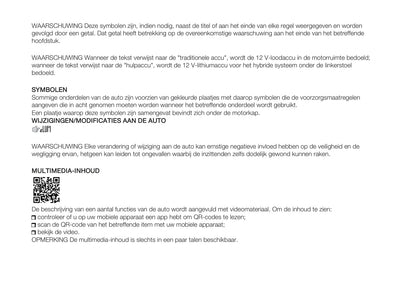 2020 Fiat 500/500C Hybrid Gebruikershandleiding | Nederlands