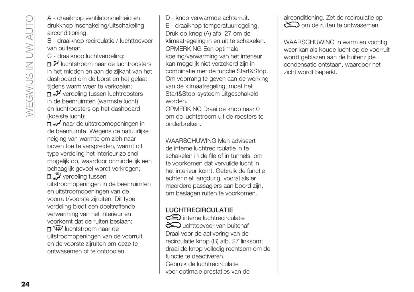 2020 Fiat 500/500C Hybrid Owner's Manual | Dutch