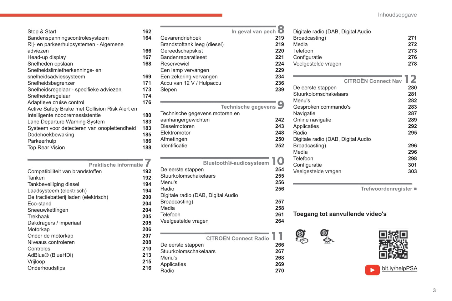 2020-2022 Citroën SpaceTourer/Dispatch/Jumpy/ë-Dispatch/ë-Jumpy/ë-SpaceTourer Owner's Manual | Dutch