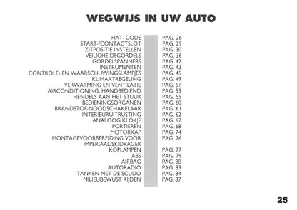 1994-2004 Fiat Scudo Gebruikershandleiding | Nederlands