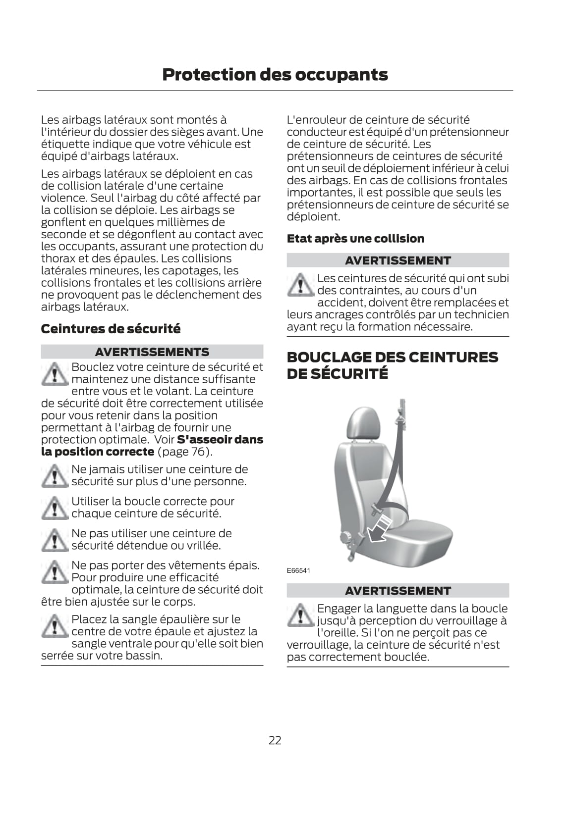 Ford Tourno Connect / Transit Connect Guide d'utilisation 2007 - 2014