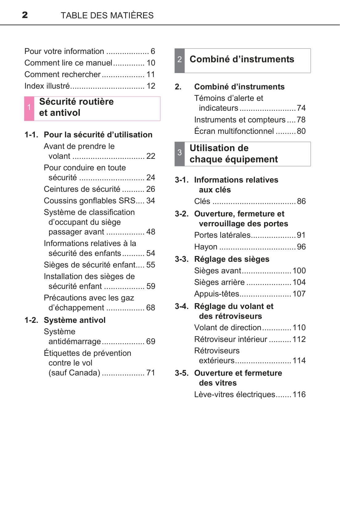 2015 Toyota Yaris Owner's Manual | French