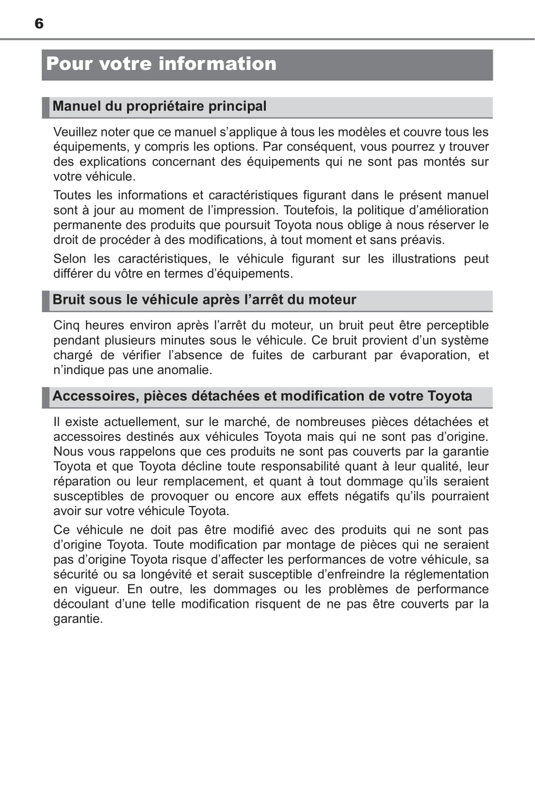 2015 Toyota Yaris Owner's Manual | French