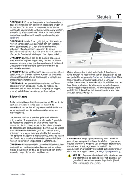 2020 Tesla Model 3 Gebruikershandleiding | Nederlands