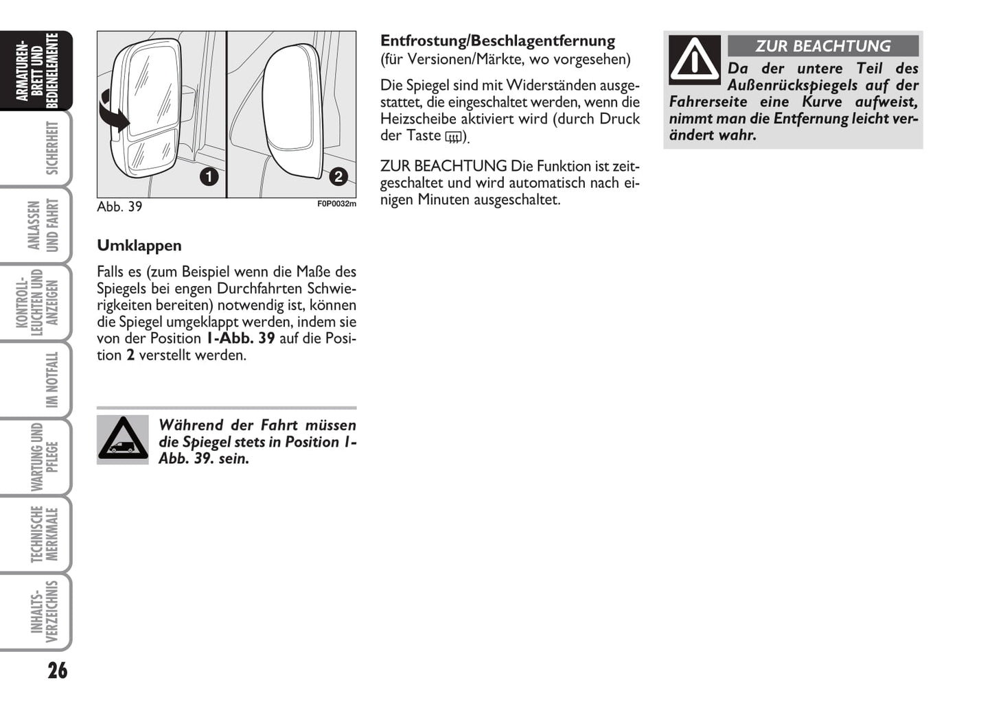 2012-2013 Fiat Scudo Owner's Manual | German