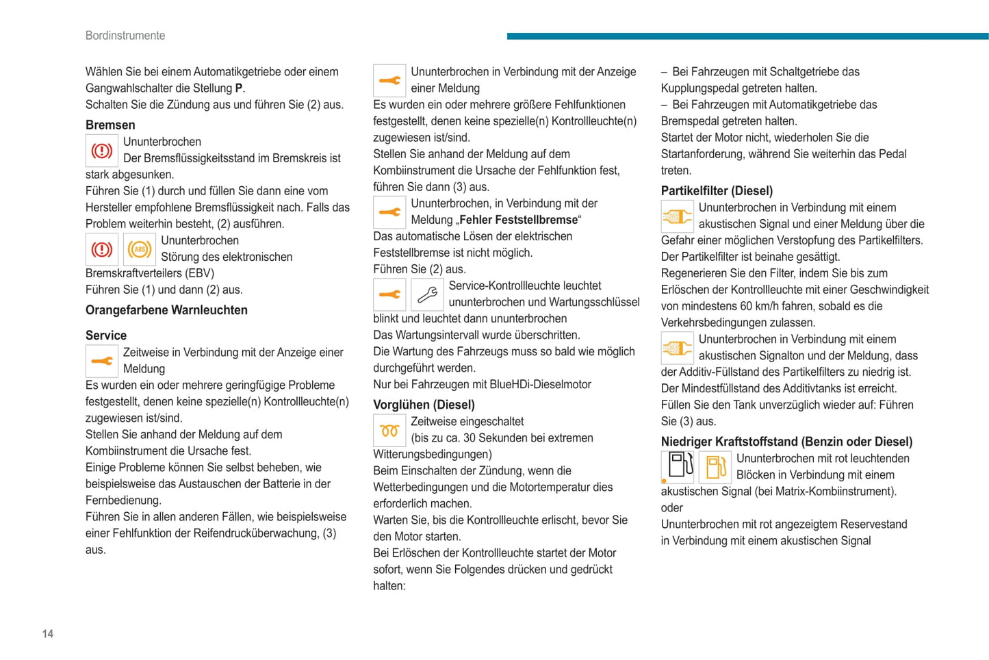 2021-2023 Peugeot 208/e-208 Owner's Manual | German