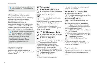 2021-2023 Peugeot 208/e-208 Owner's Manual | German