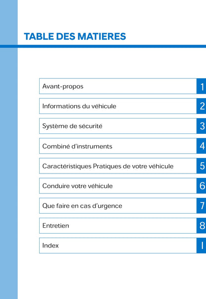 2019-2020 Hyundai i10 Gebruikershandleiding | Frans