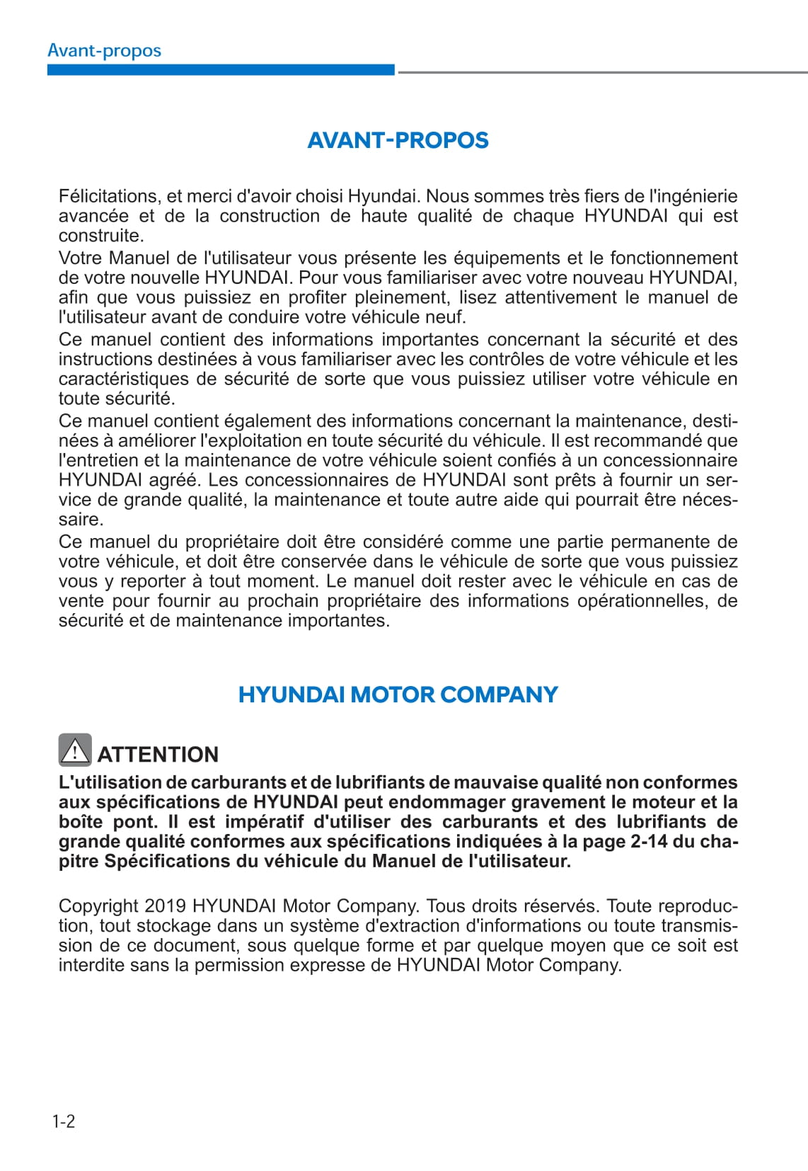 2019-2020 Hyundai i10 Gebruikershandleiding | Frans