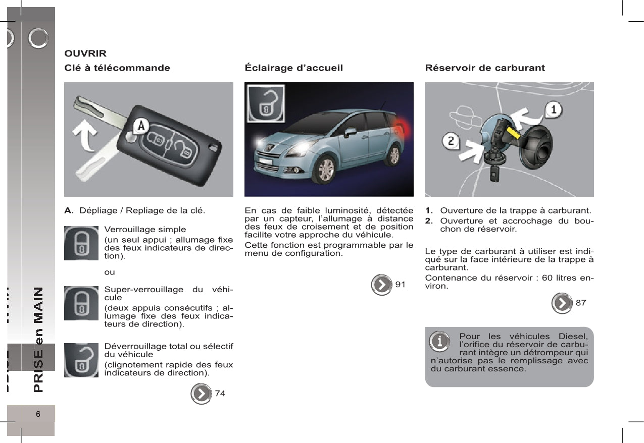 2012-2013 Peugeot 5008 Gebruikershandleiding | Frans