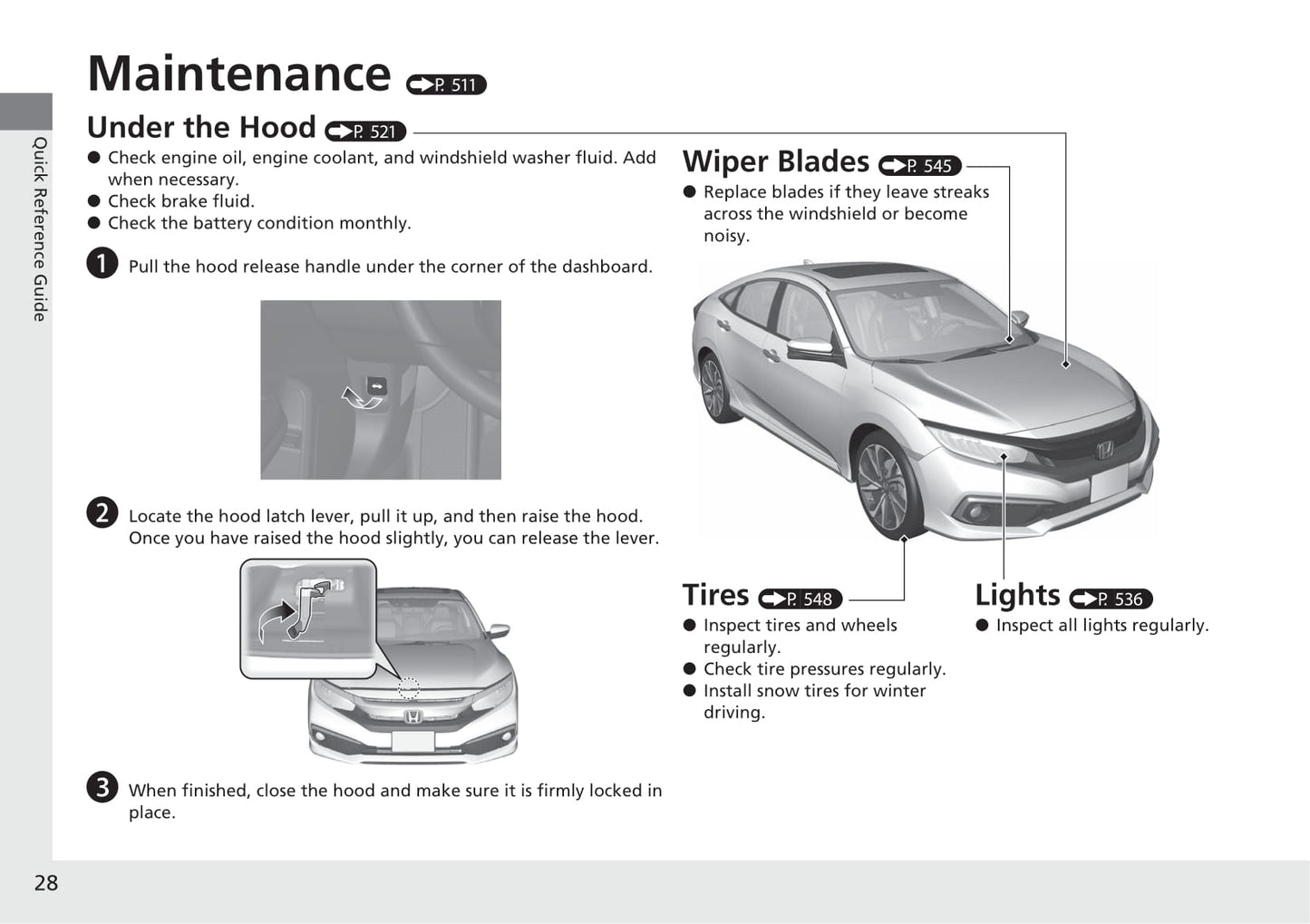 2021 Honda Civic Sedan Owner's Manual | English