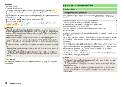 2014-2015 Skoda Citigo Owner's Manual | Polish