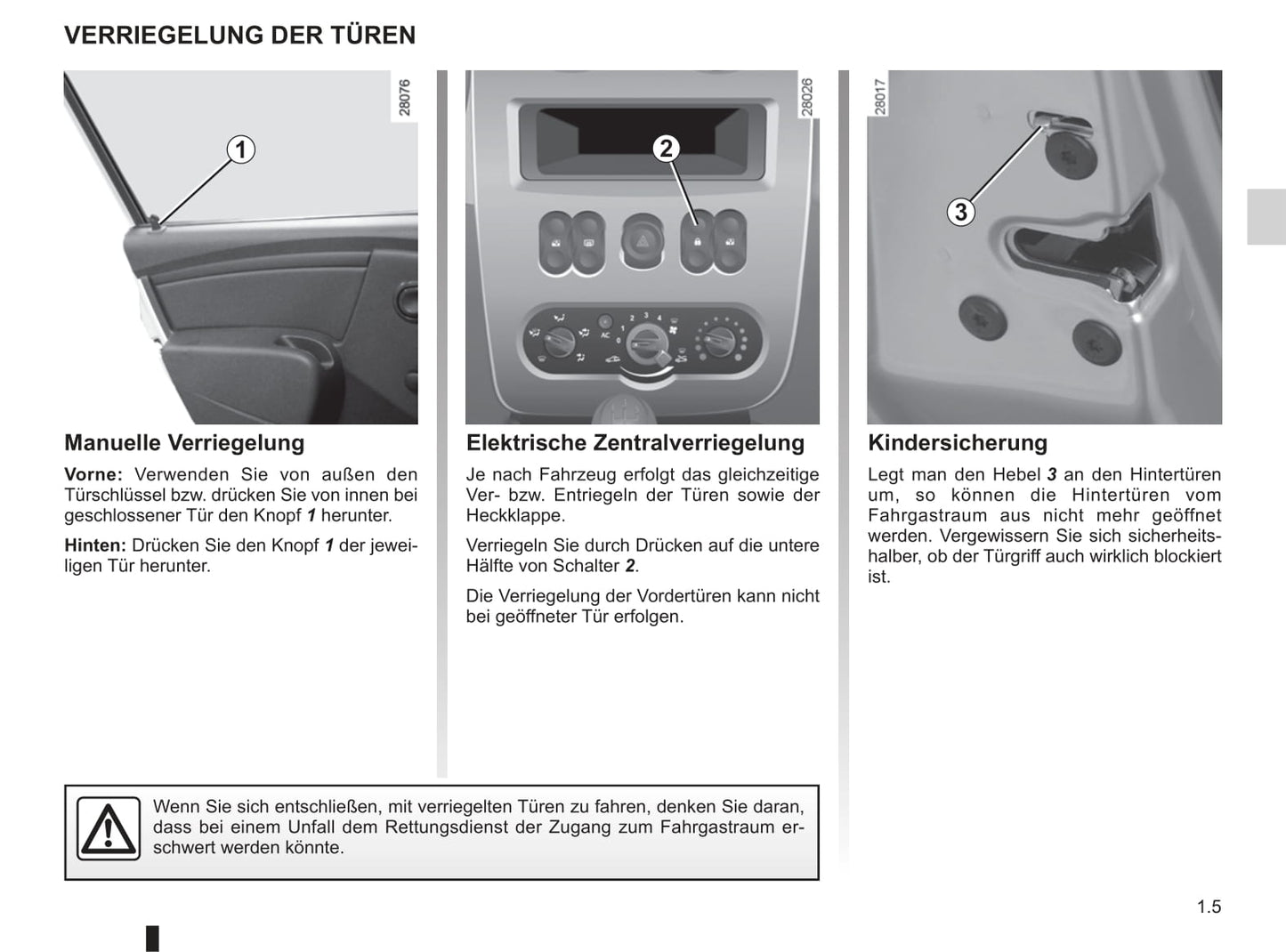 2008-2012 Dacia Logan Owner's Manual | German