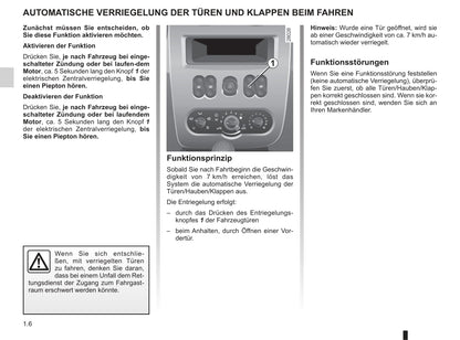 2008-2012 Dacia Logan Owner's Manual | German