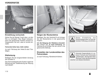 2008-2012 Dacia Logan Owner's Manual | German