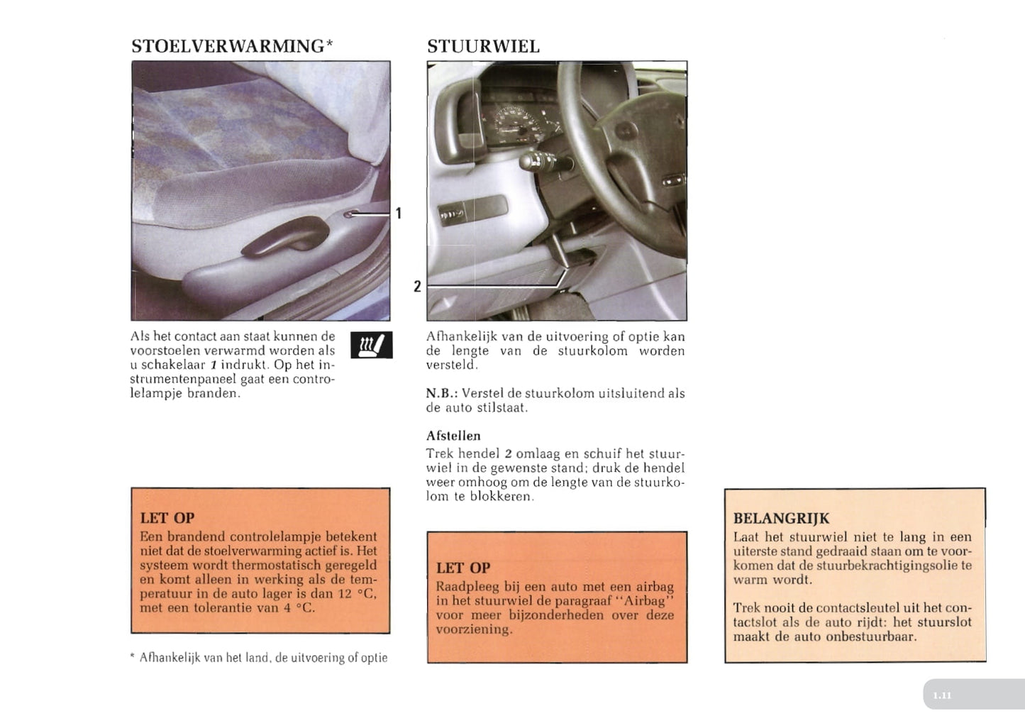 1994-1998 Renault Laguna Gebruikershandleiding | Nederlands
