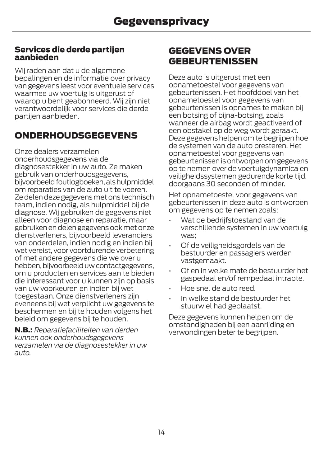 2021-2022 Ford Explorer Owner's Manual | Dutch