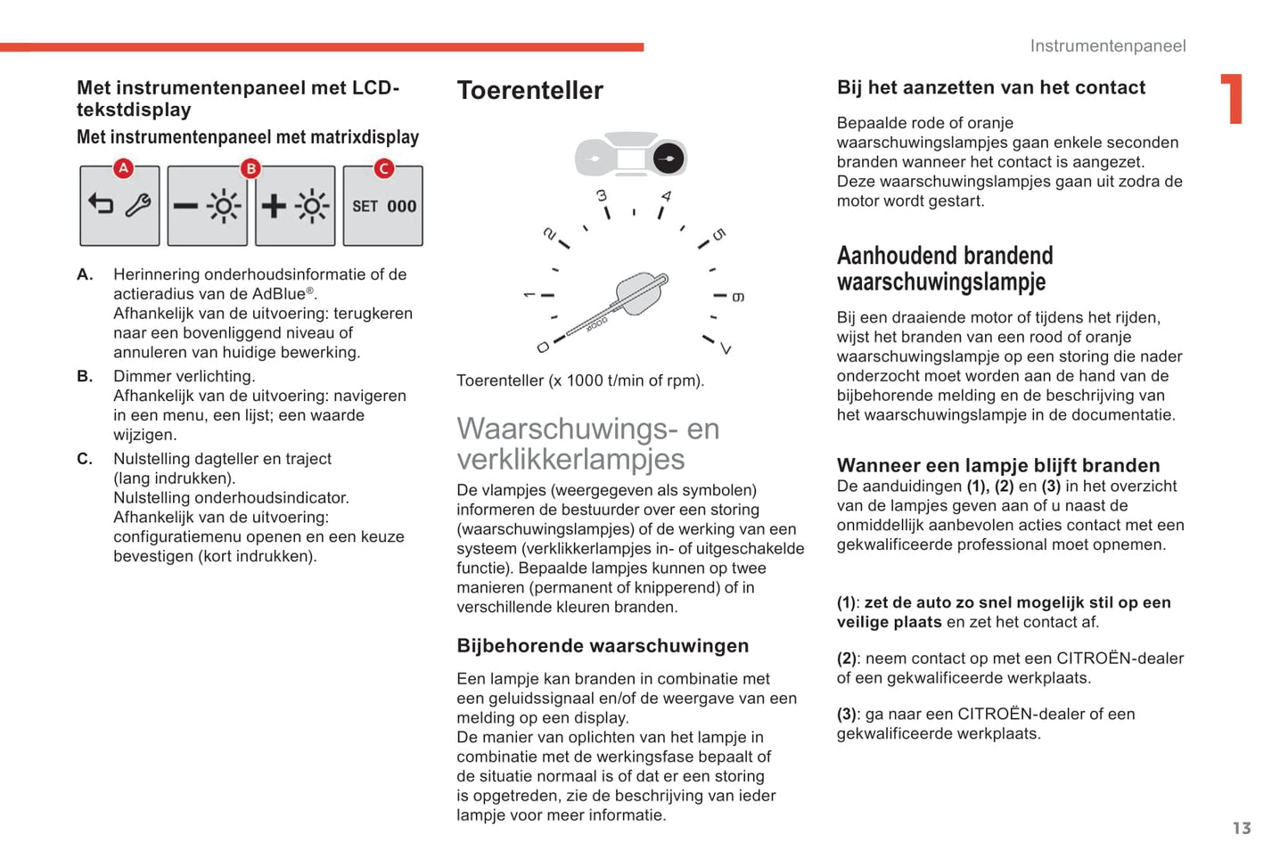 2018-2019 Citroën Berlingo Van Owner's Manual | Dutch