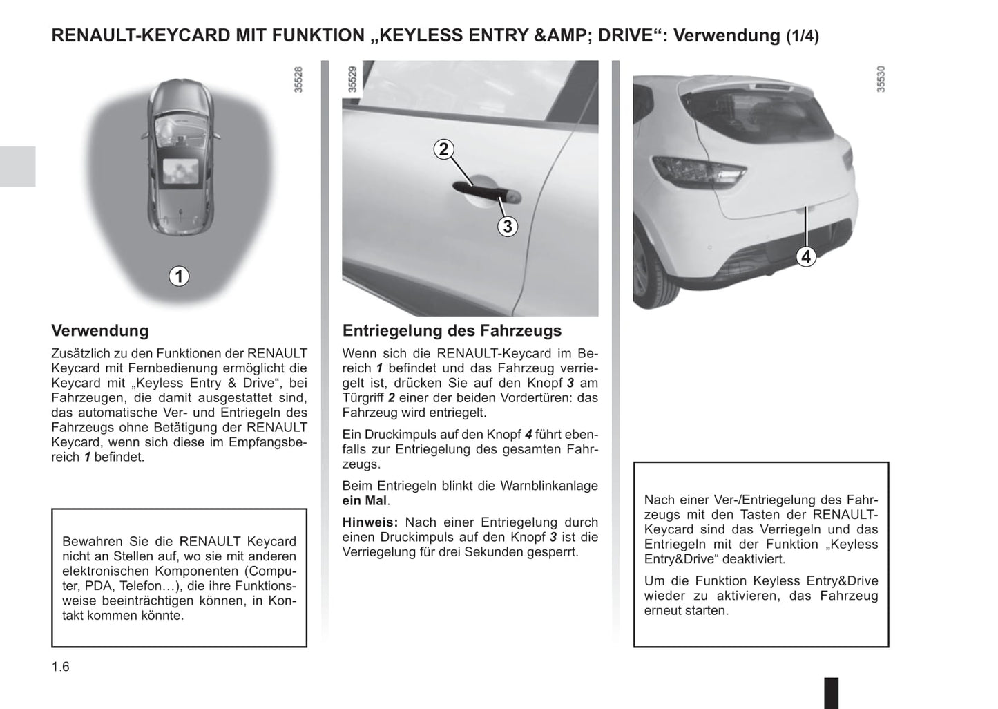 2016-2018 Renault Clio Owner's Manual | German