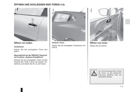 2016-2018 Renault Clio Owner's Manual | German