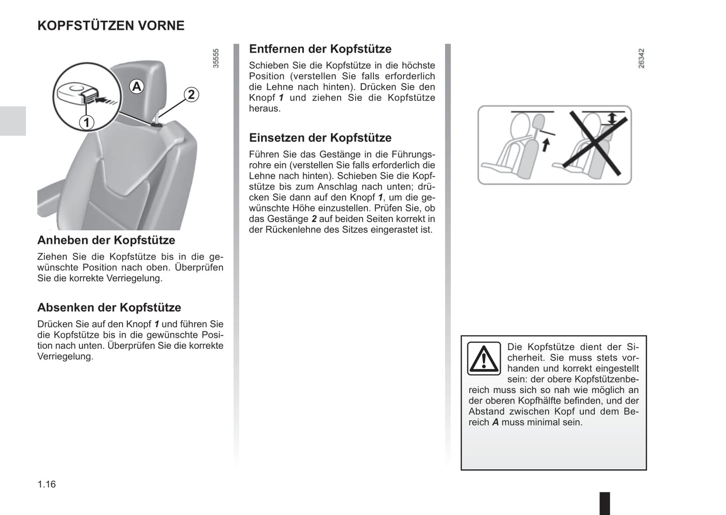 2016-2018 Renault Clio Owner's Manual | German