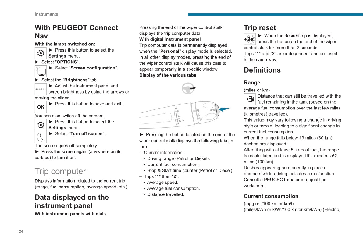 2020-2023 Peugeot 2008/e-2008 Owner's Manual | English