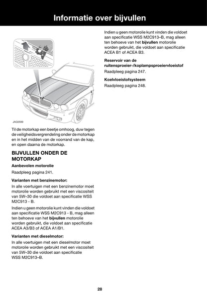 2007-2009 Jaguar XJ Gebruikershandleiding | Nederlands