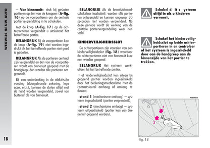 2002-2003 Alfa Romeo 156 GTA Owner's Manual | Dutch