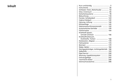 2000-2005 Opel Astra Owner's Manual | German