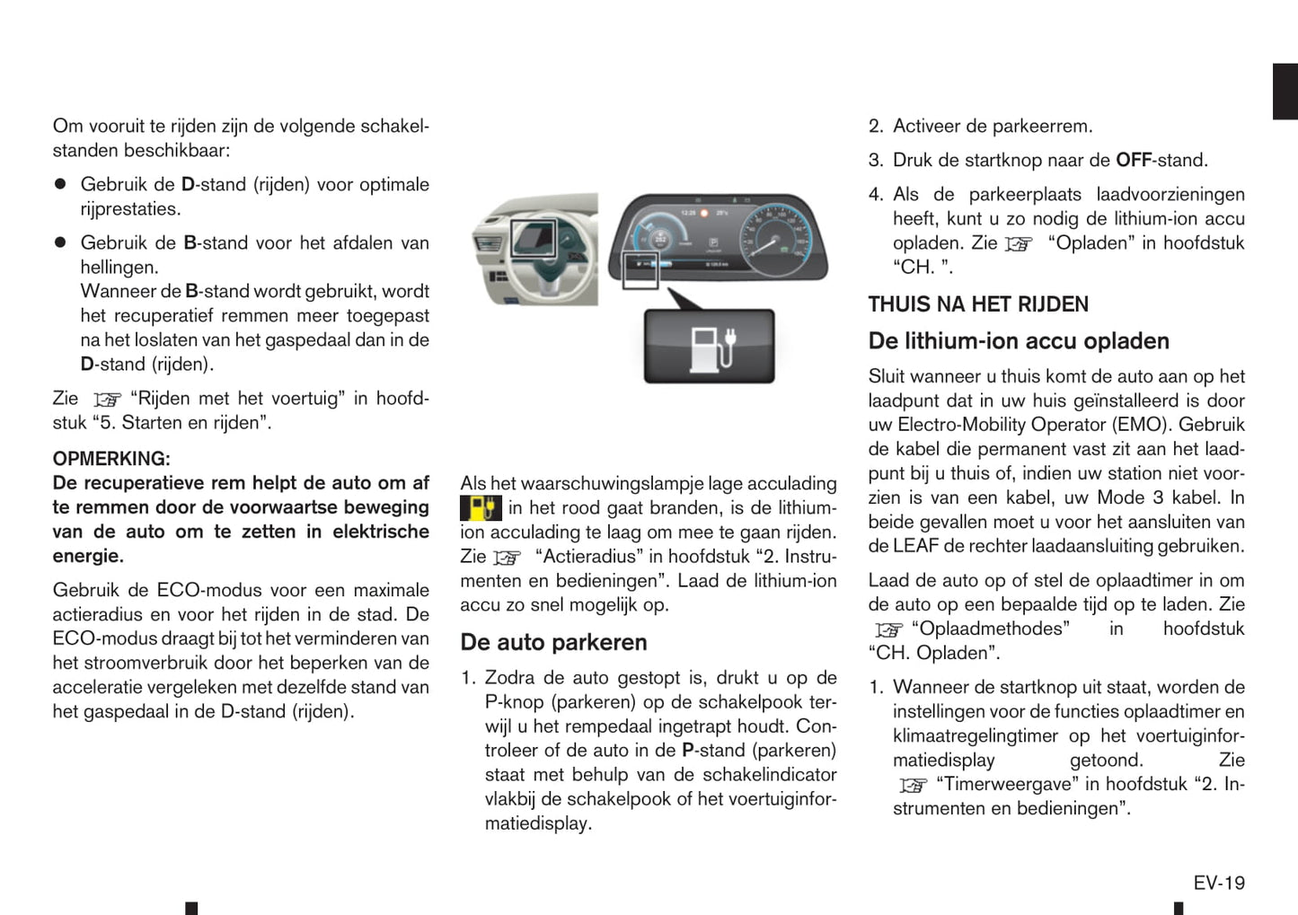 2017-2023 Nissan Leaf Owner's Manual | Dutch