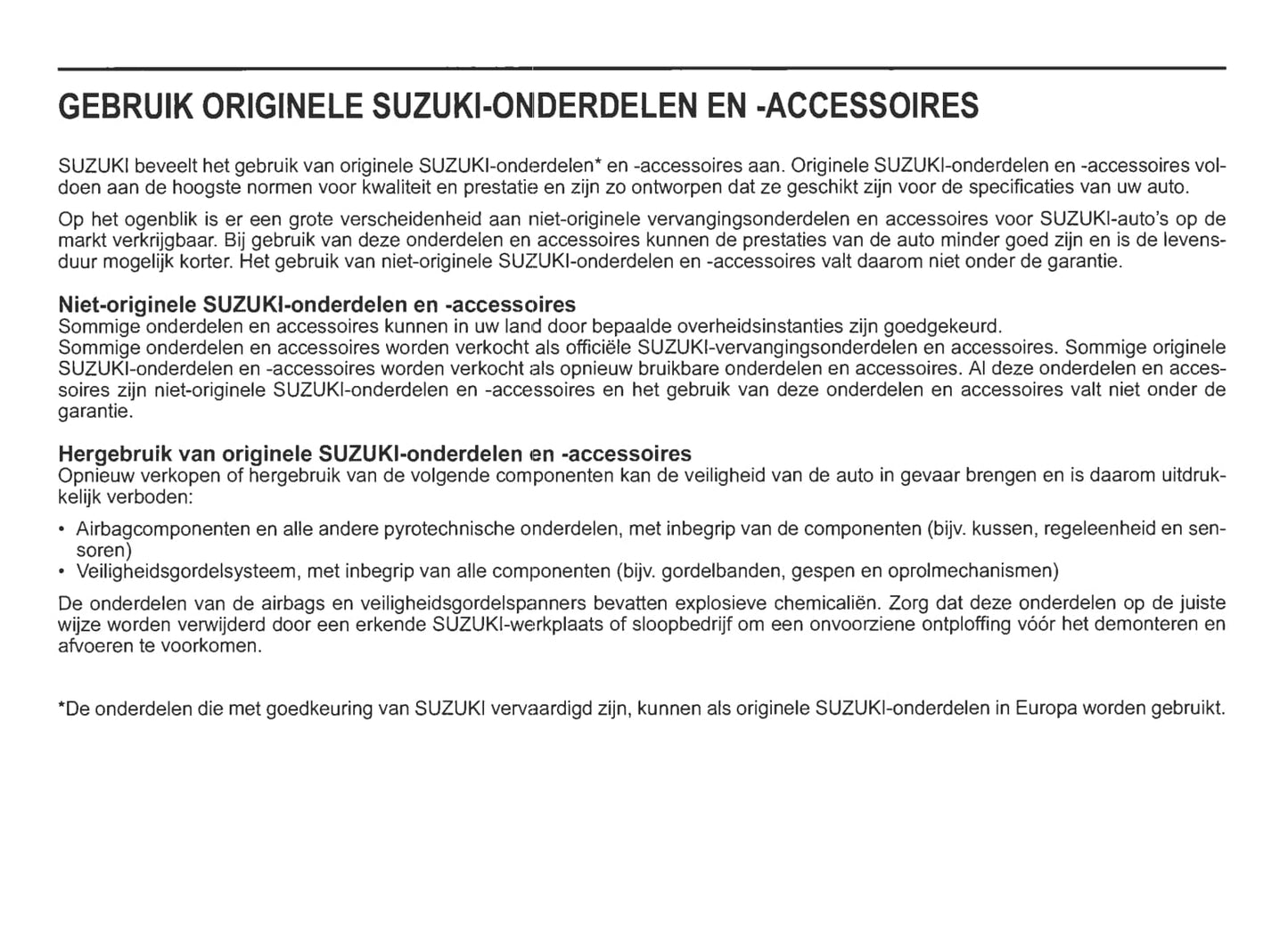 2020-2023 Suzuki Ignis Gebruikershandleiding | Nederlands