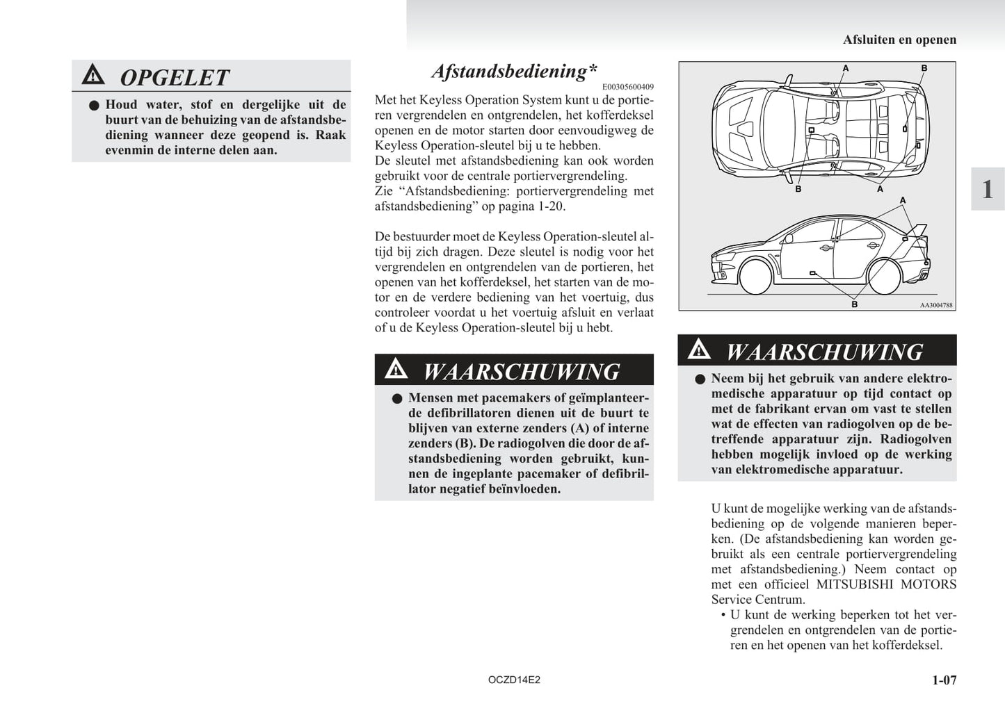 2008-2017 Mitsubishi Lancer Evolution Owner's Manual | Dutch