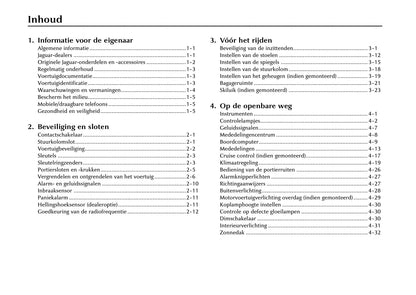 2000-2001 Jaguar S-Type Gebruikershandleiding | Nederlands