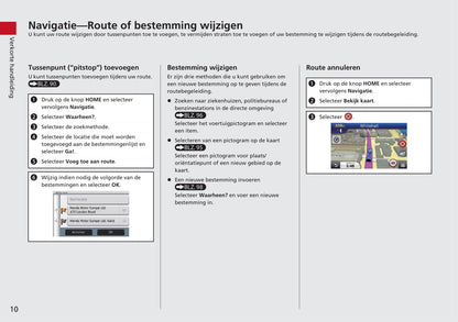 Honda CR-V Navigatie Handleiding 2015 - 2018