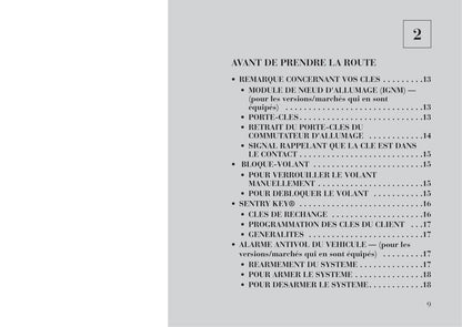 2011-2016 Lancia Voyager Gebruikershandleiding | Frans