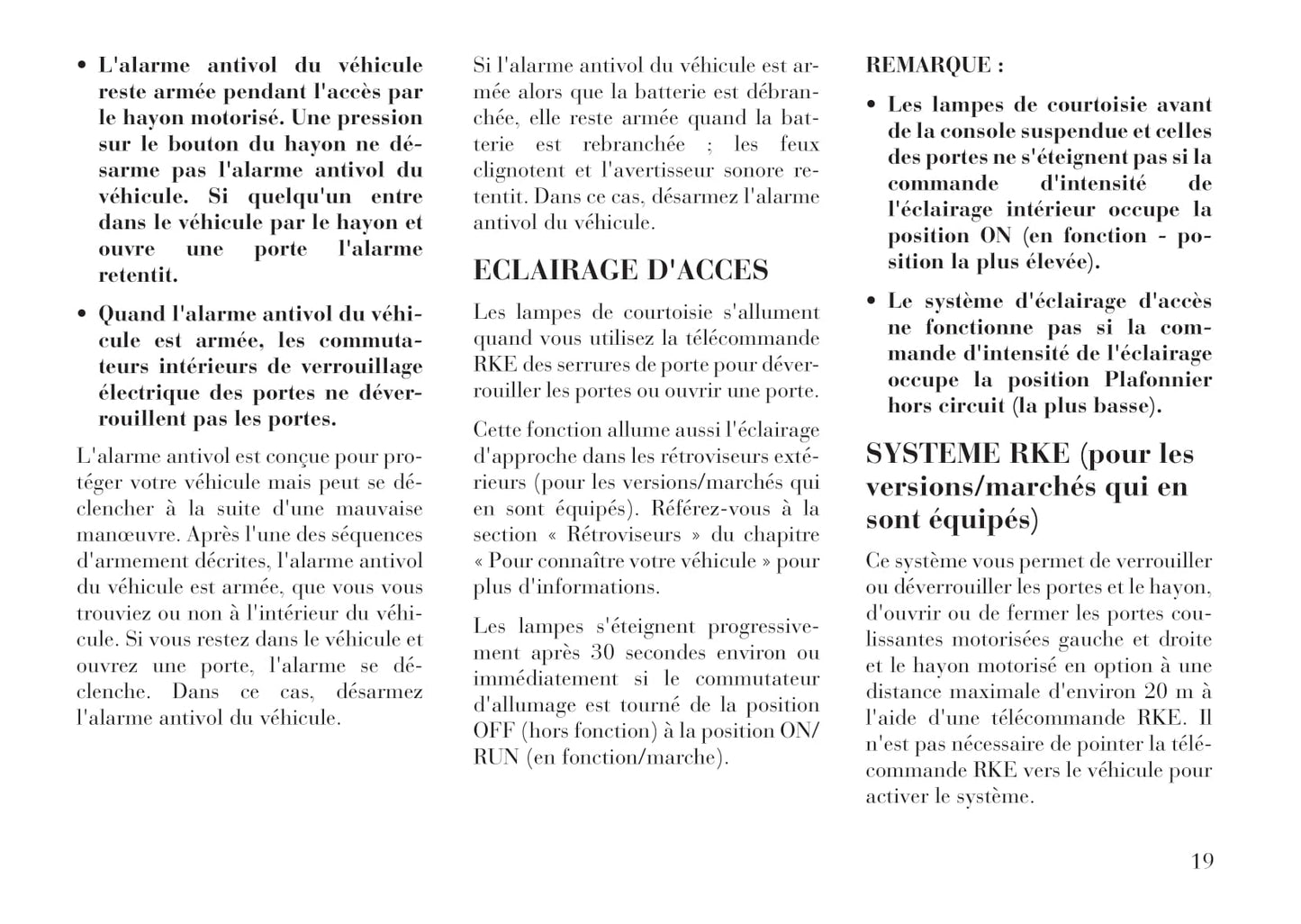 2011-2016 Lancia Voyager Owner's Manual | French