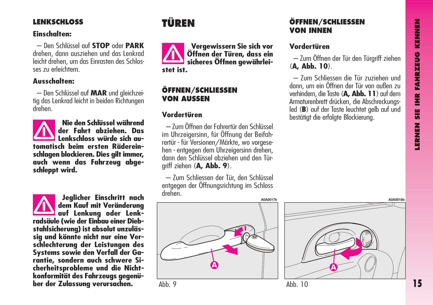 2004-2007 Alfa Romeo GT Gebruikershandleiding | Duits