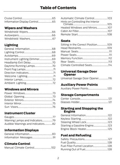 2017 Ford Mustang Owner's Manual | English