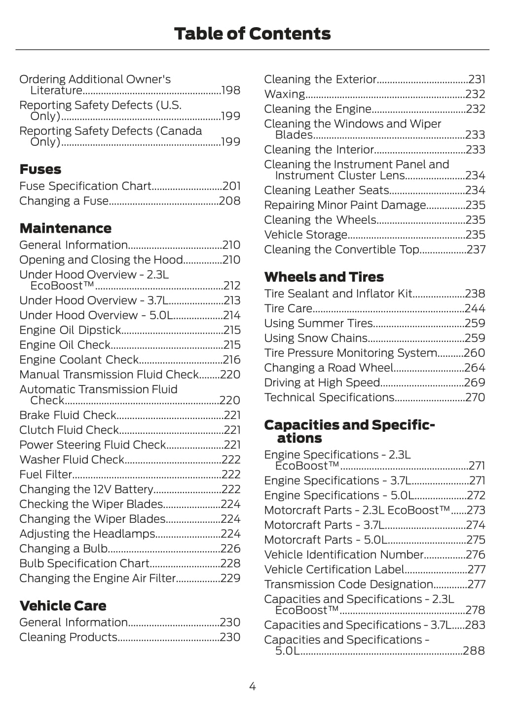 2017 Ford Mustang Owner's Manual | English