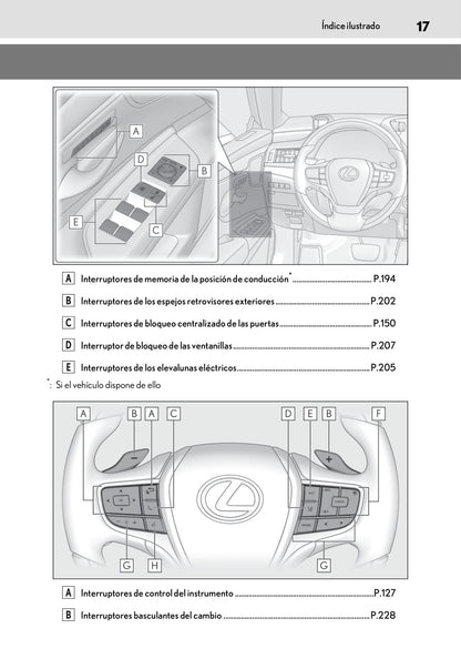 2018-2023 Lexus ES 300h Gebruikershandleiding | Spaans