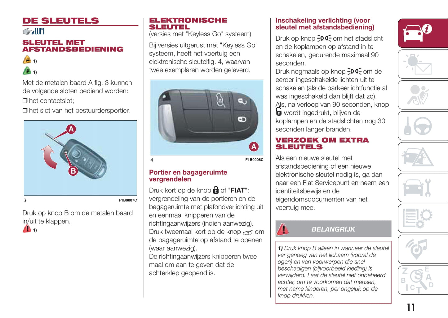 2015-2018 Fiat 500X Gebruikershandleiding | Nederlands