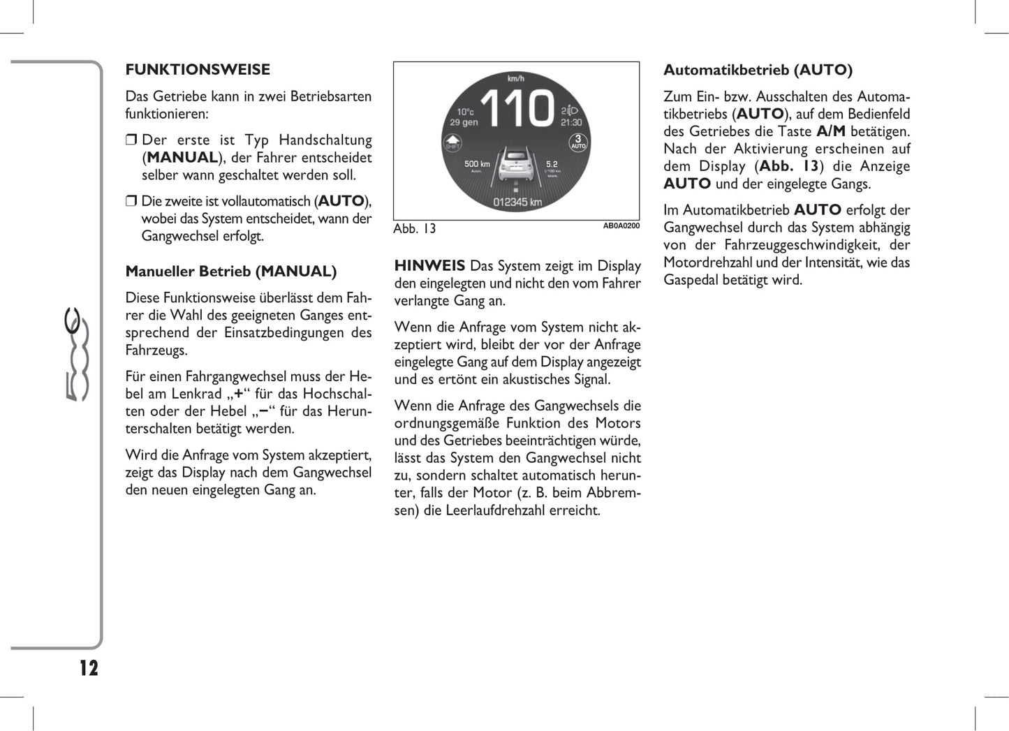 2014-2018 Abarth 500C Gebruikershandleiding | Duits