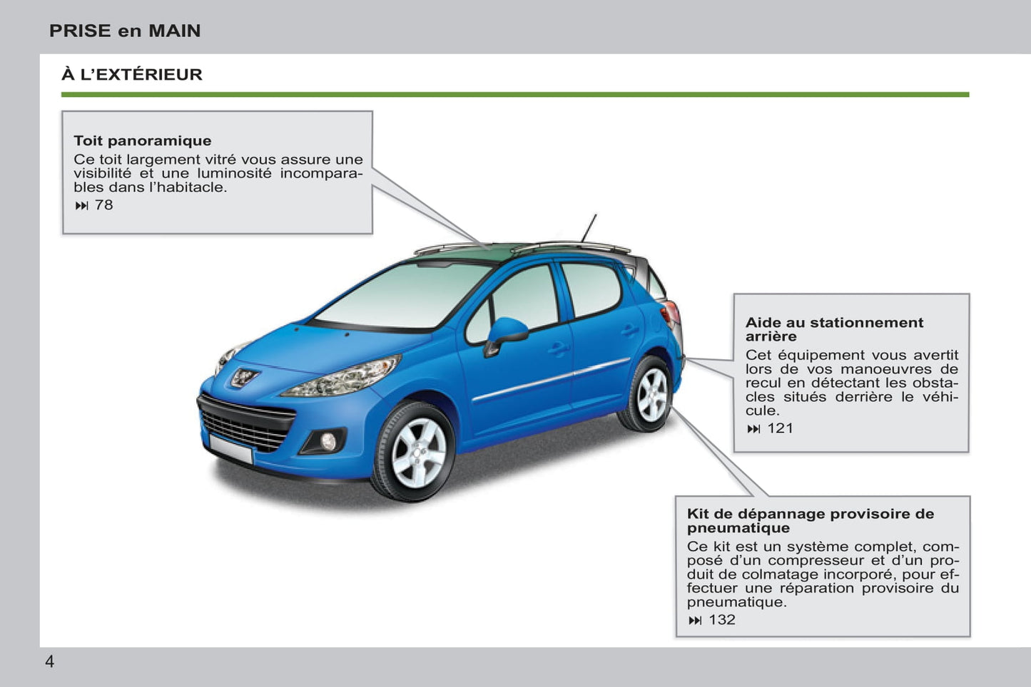 2011-2014 Peugeot 207/207 SW Owner's Manual | French