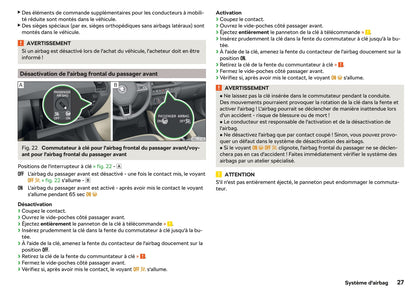 2017-2018 Skoda Fabia Owner's Manual | French