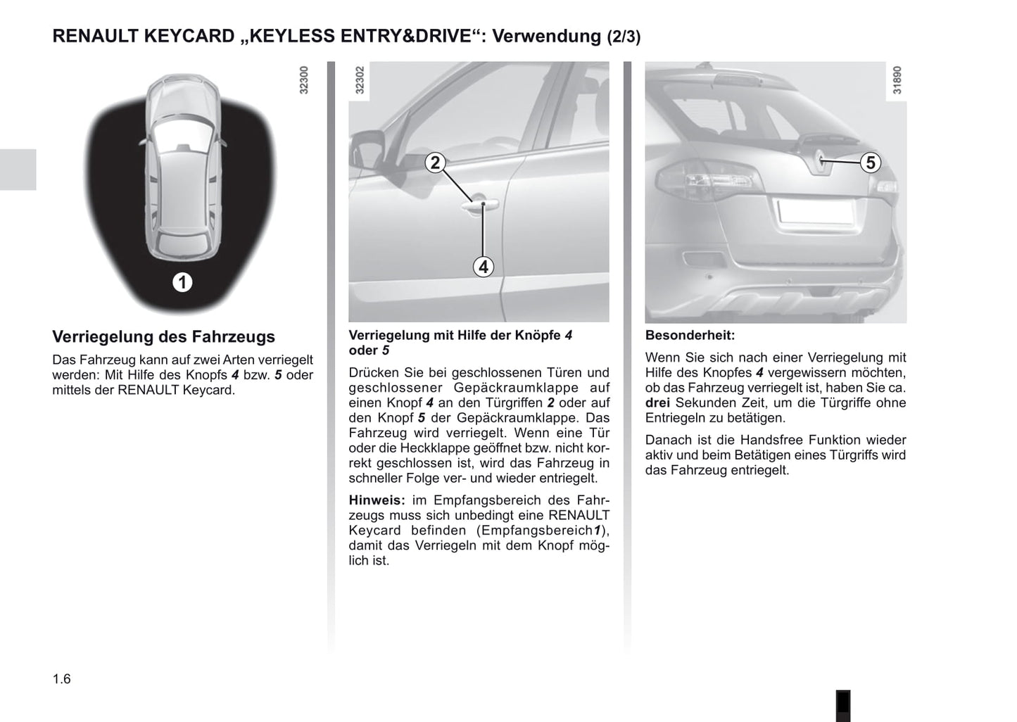 2012-2013 Renault Koleos Bedienungsanleitung | Deutsch