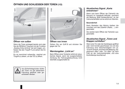 2012-2013 Renault Koleos Bedienungsanleitung | Deutsch