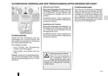 2012-2013 Renault Koleos Owner's Manual | German