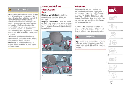 2017-2018 Fiat 500L Bedienungsanleitung | Französisch